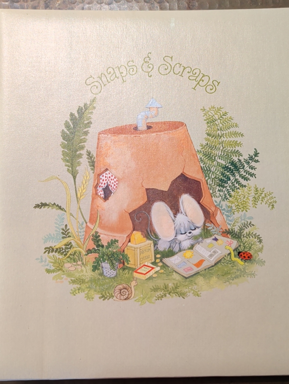 Vintage 1976 Hallmark Scrapbook Memory Album Unused Condition Mouse House